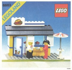 LEGO Городок (Town) 6683 Hamburger Stand
