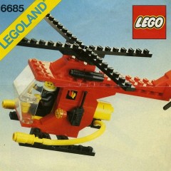 LEGO Town 6685 Fire Copter 1