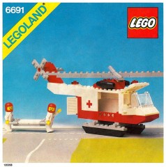 LEGO Town 6691 Red Cross Helicopter