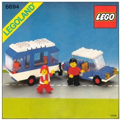 LEGO Town 6694 Car with Camper