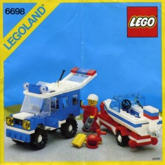 LEGO Town 6698 RV with Speedboat