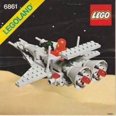 LEGO Space 6861 X1 Patrol Craft