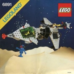 LEGO Space 6891 Gamma V Laser Craft