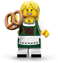 LEGO Collectable Minifigures 71002 Pretzel Girl