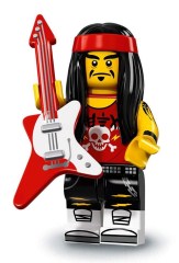LEGO Collectable Minifigures 71019 Gong & Guitar Rocker