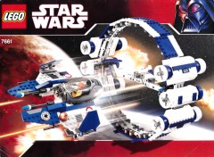 LEGO Star Wars 7661 Jedi Starfighter with Hyperdrive Booster Ring
