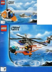 LEGO Сити / Город (City) 7738 Coast Guard Helicopter & Life Raft