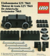 LEGO Поезда (Trains) 7865 Motor Replacement Unit for Battery or Motor-Less Trains 12 V