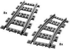 LEGO City 7896 Straight and Curved Rails