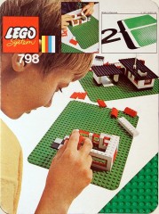 LEGO Universal Building Set 798 2 Medium Baseplates, Green
