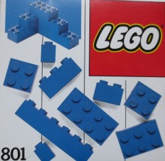 LEGO Basic 801 Extra Bricks Blue