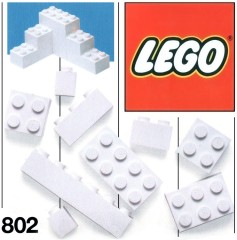 LEGO Basic 802 Extra Bricks White