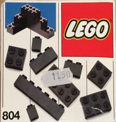 LEGO Basic 804 Extra Bricks Black