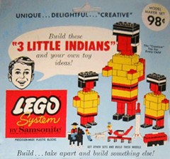 LEGO Samsonite 805 3 Little Indians