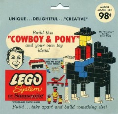 LEGO Samsonite 806 Cowboy & Pony