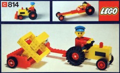 LEGO Building Set with People 814 Tractor