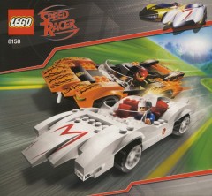 LEGO Гонщики (Racers) 8158 Speed Racer & Snake Oiler