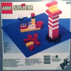 LEGO Basic 819 Blue baseplate