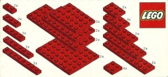 LEGO Basic 820 Red Plates Parts Pack