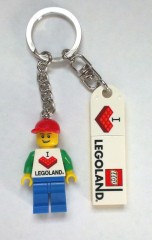 LEGO Gear 850456 I Love LEGOLAND keychain, Male