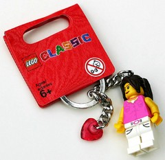 LEGO Мерч (Gear) 852704 Classic Girl Key Chain