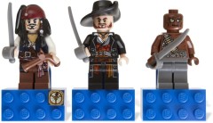 LEGO Gear 853191 Pirates of the Caribbean Magnet Set