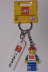 LEGO Gear 853305 Copenhagen Key Chain 