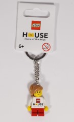 LEGO Gear 853713 LEGO House girl keychain