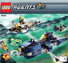 LEGO Agents 8636 Deep Sea Quest