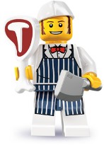 LEGO Collectable Minifigures 8827 Butcher