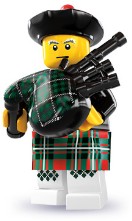 LEGO Collectable Minifigures 8831 Bagpiper