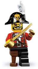 LEGO Collectable Minifigures 8833 Pirate Captain