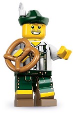 LEGO Collectable Minifigures 8833 Lederhosen Guy