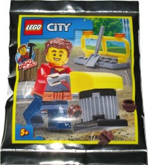 LEGO Сити / Город (City) 952018 Harl Hubbs with Tamping Rammer