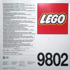 LEGO Dacta 9802 Supplementary bricks for LEGO play tables