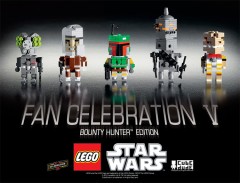 LEGO Promotional CELEBV Fan Celebration V - CubeDude - The Bounty Hunter Edition