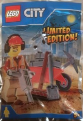 LEGO Сити / Город (City) 951702 Workman and wheelbarrow
