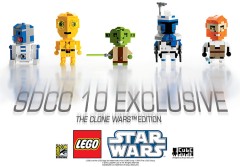 LEGO Promotional COMCON012 San Diego Comic Con 2010 Exclusive - CubeDude - The Clone Wars Edition