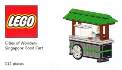 LEGO Рекламный (Promotional) COWS Cities of Wonders - Singapore: Food Cart