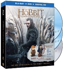 LEGO Gear LOTRDVDBD3 The Hobbit - The Battle of the Five Armies DVD/Blu-ray with 2 minifigs