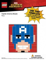 LEGO Promotional TRUCAPAM Captain America Mosaic